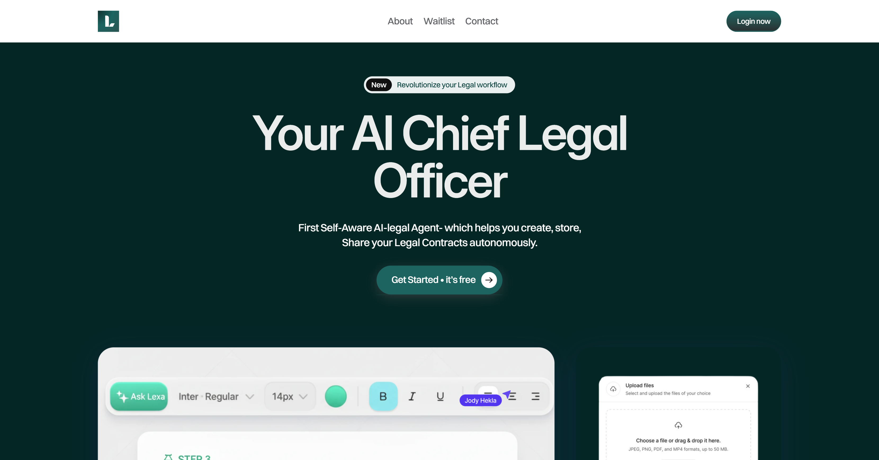 AI Legal Assistant Platform Development for Lexa - Image 2