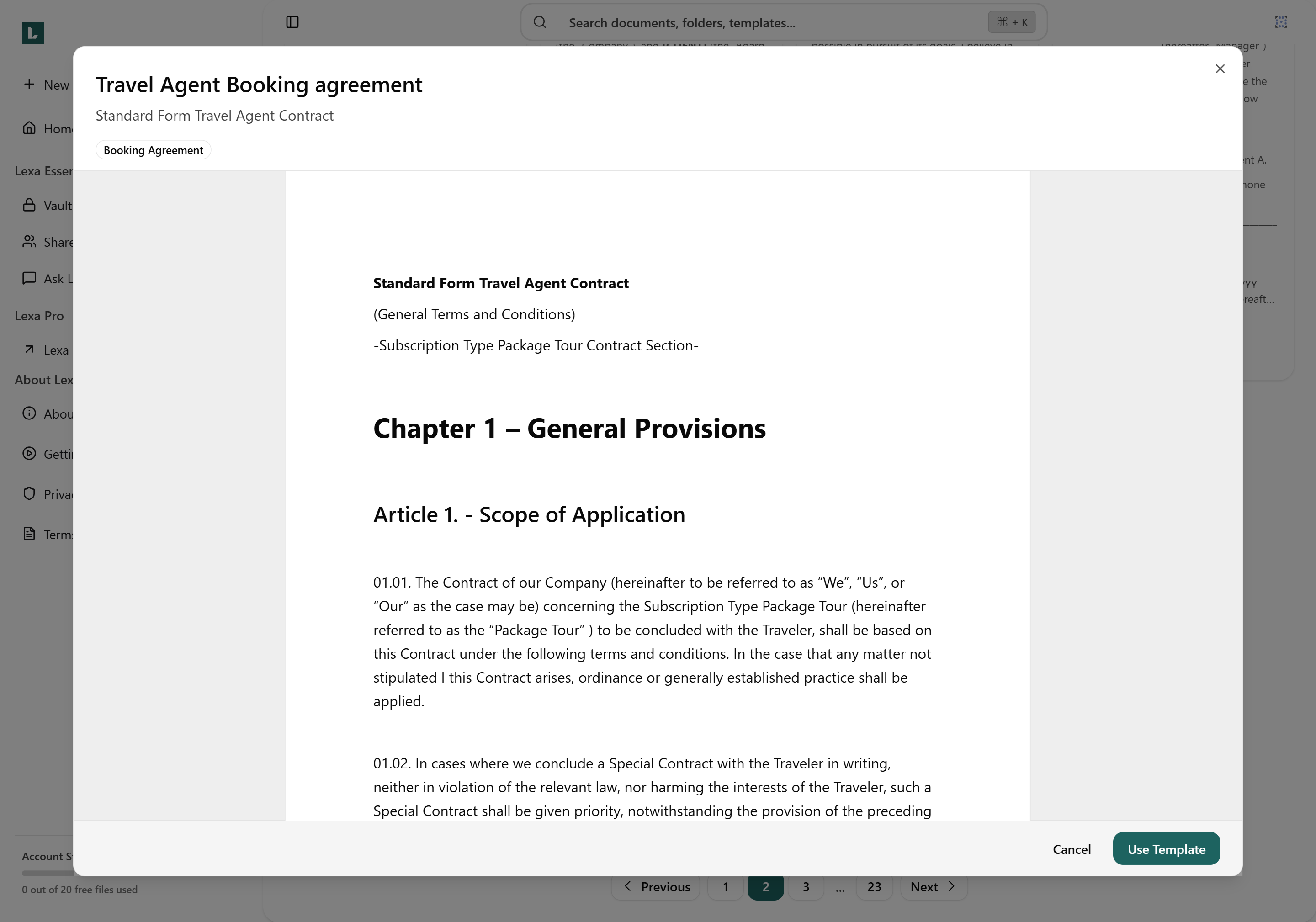 AI Legal Assistant Platform Development for Lexa - Image 5